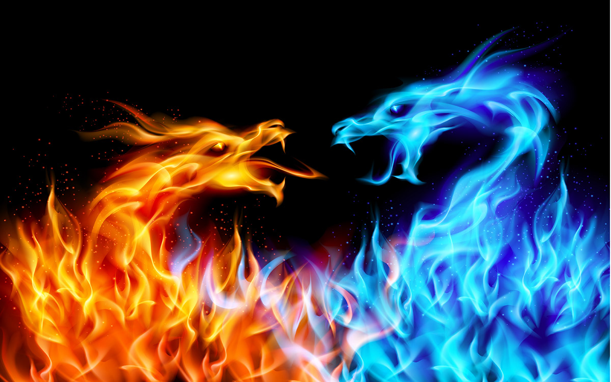 Fiery Dragons